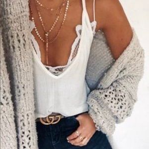 NWOT Free People Slinky tank size small